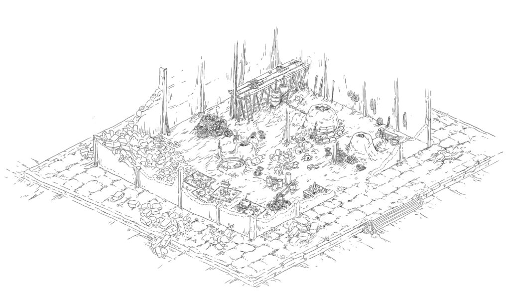 Illustration of Southeast Asian foundry